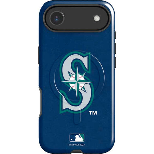 MLB Seattle Mariners - Solid Distressed iPhone 17 Air Magsafe Impact Case