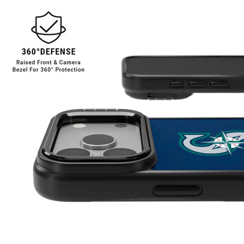 MLB Seattle Mariners - Solid Distressed iPhone 17 Pro Kickstand Case