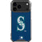 MLB Seattle Mariners - Solid Distressed iPhone 17 Pro Max Clear Case
