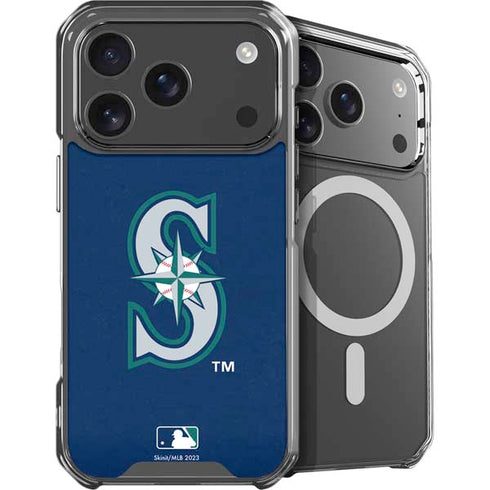 MLB Seattle Mariners - Solid Distressed iPhone 17 Pro Max MagSafe Case