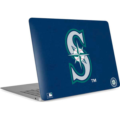 MLB Seattle Mariners - Solid Distressed Apple MacBook Air Skin