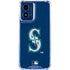 MLB Seattle Mariners - Solid Distressed Moto G 5G (2024) Clear Case