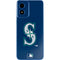 MLB Seattle Mariners - Solid Distressed Moto G Play 4G (2024) Skin