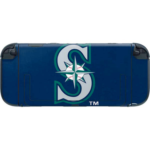 MLB Seattle Mariners - Solid Distressed Nintendo Switch 2 (2025) with Joy-Con Skin