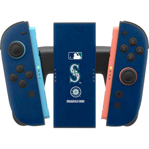 MLB Seattle Mariners - Solid Distressed Nintendo Switch 2 (2025) Joy-Con Controller Skin