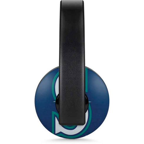 MLB Seattle Mariners - Solid Distressed PlayStation 4 Gold Wireless Headset Skin