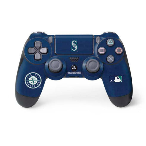MLB Seattle Mariners - Solid Distressed PlayStation PS4 Skins