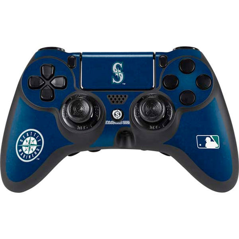 MLB Seattle Mariners - Solid Distressed PlayStation PS4 Skins