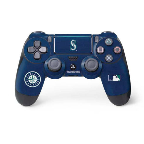 MLB Seattle Mariners - Solid Distressed PlayStation PS4 Skins