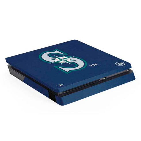 MLB Seattle Mariners - Solid Distressed PlayStation PS4 Skins