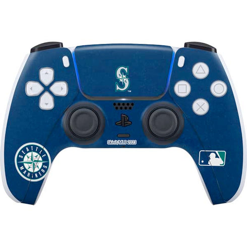 MLB Seattle Mariners - Solid Distressed PlayStation PS5 Skins