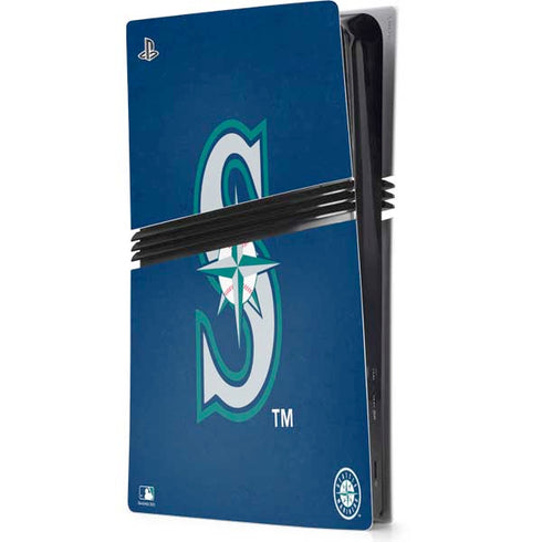 MLB Seattle Mariners - Solid Distressed PlayStation PS5 Skins