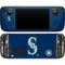 MLB Seattle Mariners - Solid Distressed Steam Deck Handheld Gaming Computer Skin