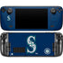 MLB Seattle Mariners - Solid Distressed Steam Deck Handheld Gaming Computer Skin