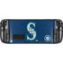 MLB Seattle Mariners - Solid Distressed Steam Deck Handheld Gaming Computer Skin