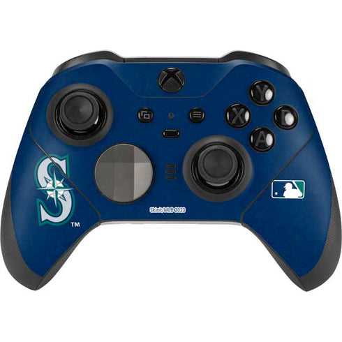 MLB Seattle Mariners - Solid Distressed Xbox Elite Wireless Controller Series 2 Skin