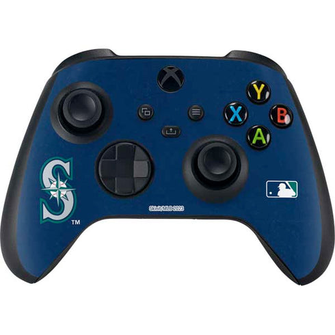 MLB Seattle Mariners - Solid Distressed XBox Series X Digital Edition Bundle Skin