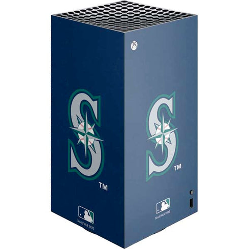 MLB Seattle Mariners - Solid Distressed XBox Series X Digital Edition Console Skin