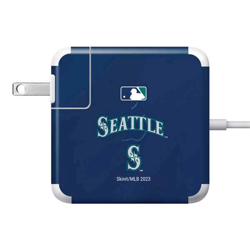 MLB Seattle Mariners Alternate/Away Jersey 85W Power Adapter (15 and 17 inch MacBook Pro Charger) Skin