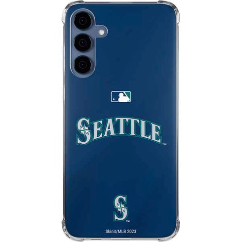 MLB Seattle Mariners Alternate/Away Jersey Galaxy A35 5G Clear Case