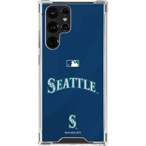 MLB Seattle Mariners Alternate/Away Jersey Galaxy S23 Ultra Clear Case
