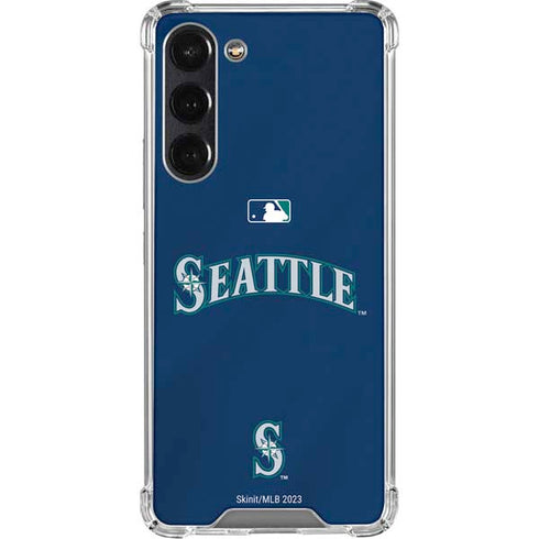 MLB Seattle Mariners Alternate/Away Jersey Galaxy S24 FE Clear Case