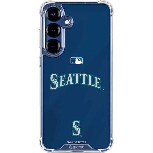 MLB Seattle Mariners Alternate/Away Jersey Galaxy S25 Plus Clear Case