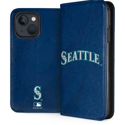 MLB Seattle Mariners Alternate/Away Jersey iPhone 15 Folio Case