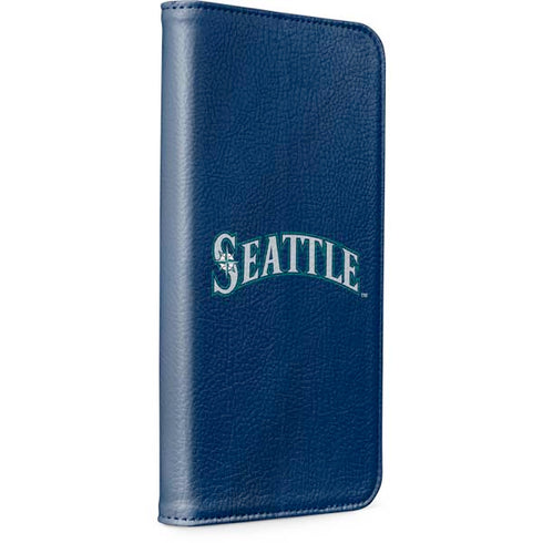 MLB Seattle Mariners Alternate/Away Jersey iPhone 15 Plus Folio Case