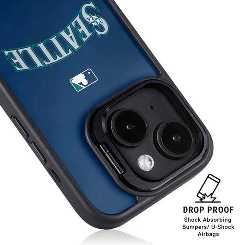 MLB Seattle Mariners Alternate/Away Jersey iPhone 15 Plus Kickstand Case