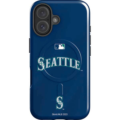 MLB Seattle Mariners Alternate/Away Jersey iPhone 16 Magsafe Impact Case