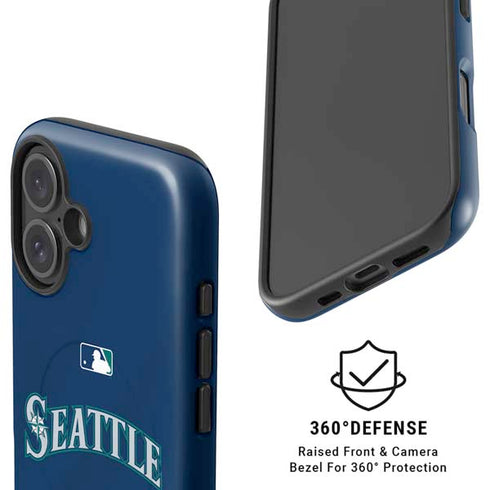 MLB Seattle Mariners Alternate/Away Jersey iPhone 16 Magsafe Impact Case