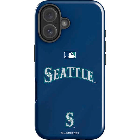 MLB Seattle Mariners Alternate/Away Jersey iPhone 16 Plus Impact Case