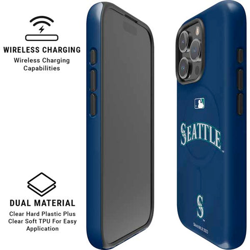 MLB Seattle Mariners Alternate/Away Jersey iPhone 16 Pro Magsafe Impact Case