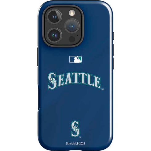 MLB Seattle Mariners Alternate/Away Jersey iPhone 16 Pro Max Impact Case