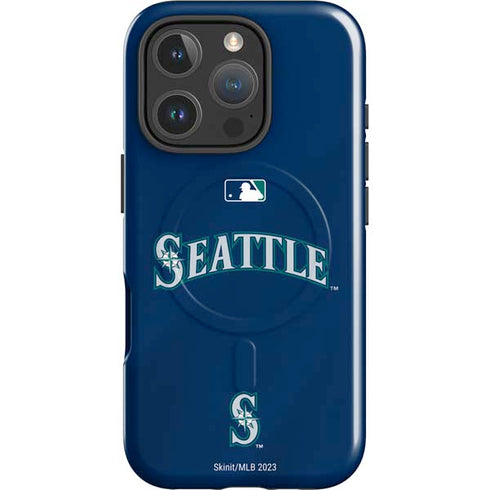 MLB Seattle Mariners Alternate/Away Jersey iPhone 16 Pro Max Magsafe Impact Case