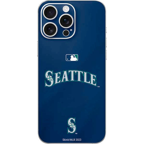 MLB Seattle Mariners Alternate/Away Jersey iPhone 16 Pro Max Skin