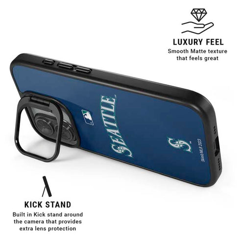 MLB Seattle Mariners Alternate/Away Jersey iPhone 17 Kickstand Case