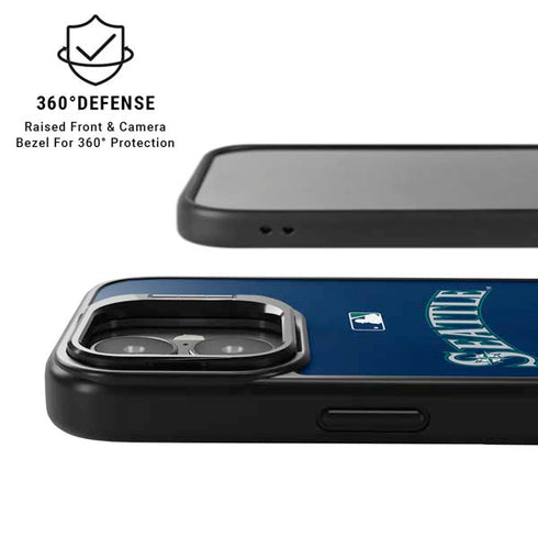 MLB Seattle Mariners Alternate/Away Jersey iPhone 17 Kickstand Case