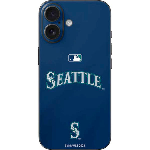 MLB Seattle Mariners Alternate/Away Jersey iPhone 17 Skin