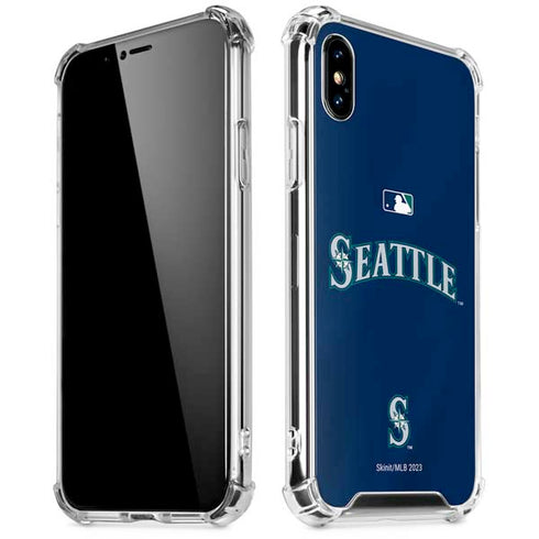 MLB Seattle Mariners Alternate/Away Jersey iPhone X/XS Clear Case