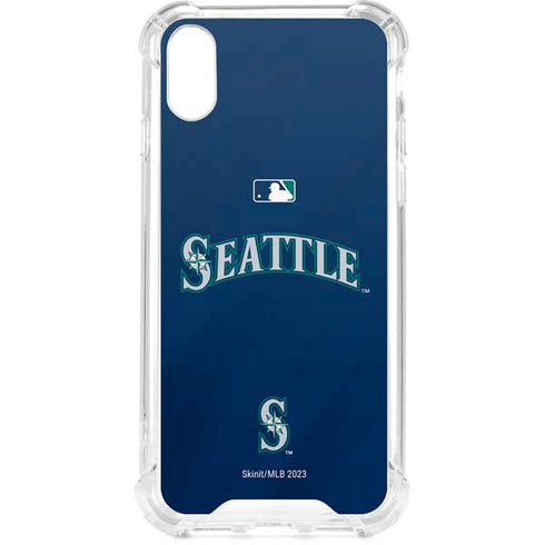 MLB Seattle Mariners Alternate/Away Jersey iPhone XS Clear Case