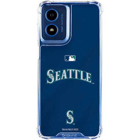 MLB Seattle Mariners Alternate/Away Jersey Moto G 5G (2024) Clear Case
