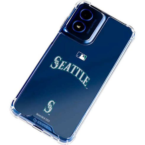 MLB Seattle Mariners Alternate/Away Jersey Moto G Play 4G (2024) Clear Case