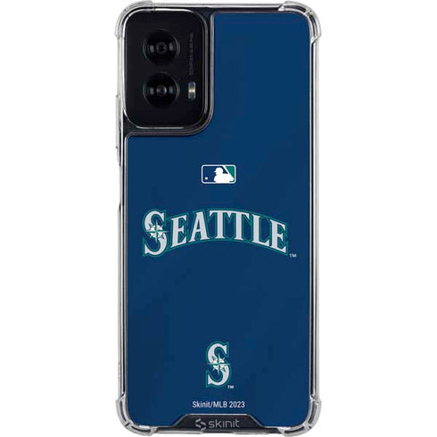 MLB Seattle Mariners Alternate/Away Jersey Moto G Power 5G (2024) Clear Case