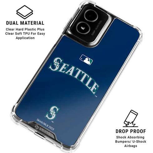 MLB Seattle Mariners Alternate/Away Jersey Moto G Power 5G (2024) Clear Case
