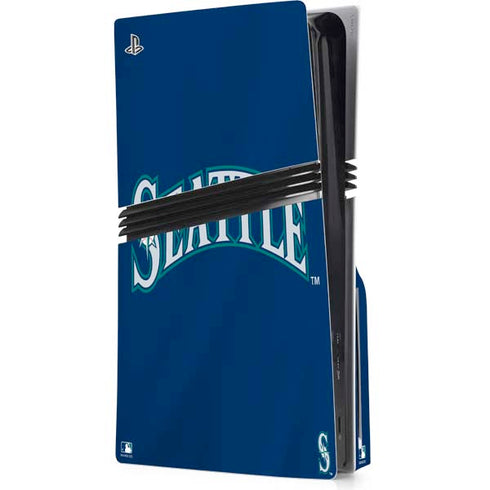 MLB Seattle Mariners Alternate/Away Jersey PS5 Pro Disk Console Skin