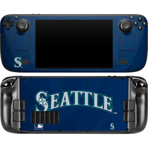 MLB Seattle Mariners Alternate/Away Jersey Steam Deck Handheld Gaming Computer OLED Skin