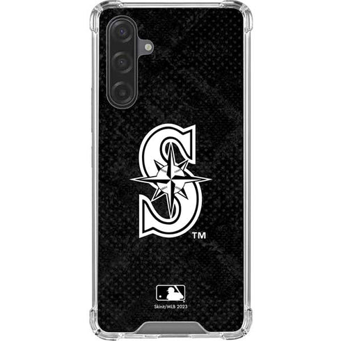 MLB Seattle Mariners Dark Wash Galaxy A17 Clear Case