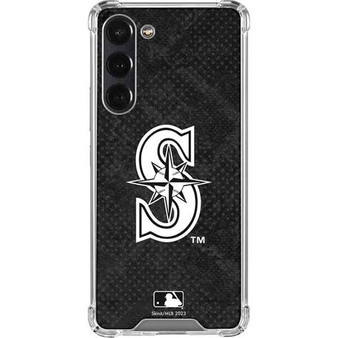 MLB Seattle Mariners Dark Wash Galaxy S24 FE Clear Case